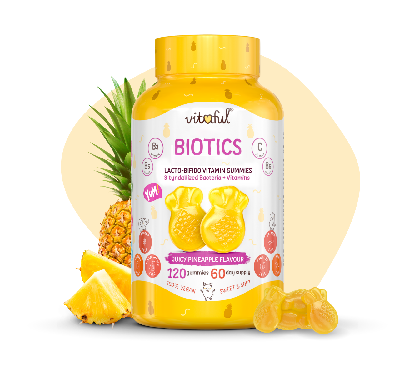BIOTICS – Lacto-Bifido Gumivitamin